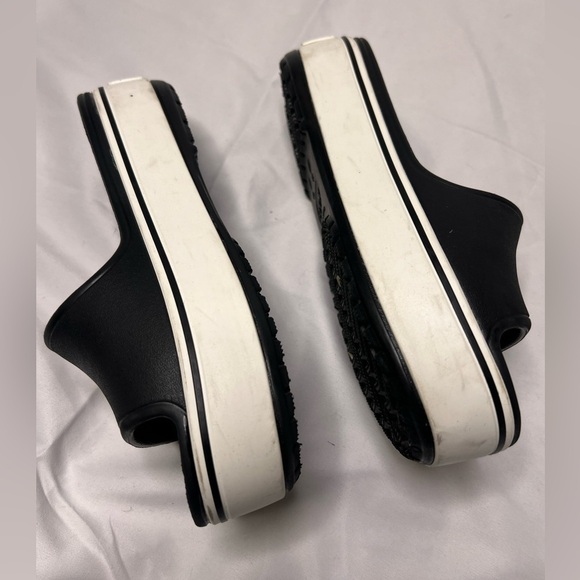 CROCS Black Slide Sandals - Picture 3 of 9